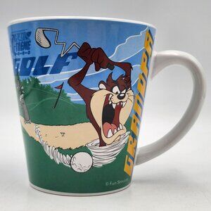 Fun Services Looney Tunes Grandpa Taz Golf Fishing Ceramic Coffee Cup Mug
